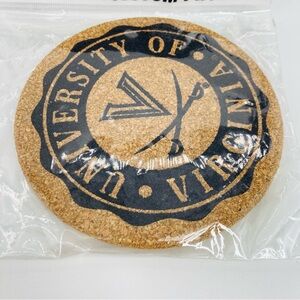 University of Virginia Deluxe Cork Coaster Spirit Products NCAA New